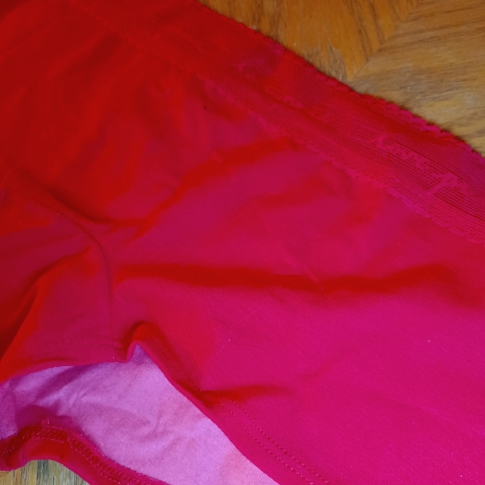 Red Boyshort PINK Panties